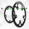 image:imageBUCKLOS 110BCD Bike Chainring Set with Pin Double Round 5 Bolts Aluminum Chainring 50T 34T 52T 36T 53T 39T for Road Bike Bicycle Fits 8 9 10 11 Speed Chains52T