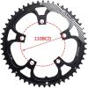 image:imageBUCKLOS 110BCD Bike Chainring Set with Pin Double Round 5 Bolts Aluminum Chainring 50T 34T 52T 36T 53T 39T for Road Bike Bicycle Fits 8 9 10 11 Speed Chains5236T