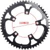 image:imageBUCKLOS 110BCD Bike Chainring Set with Pin Double Round 5 Bolts Aluminum Chainring 50T 34T 52T 36T 53T 39T for Road Bike Bicycle Fits 8 9 10 11 Speed Chains5339T