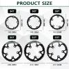 image:imageBUCKLOS 110BCD Bike Chainring Set with Pin Double Round 5 Bolts Aluminum Chainring 50T 34T 52T 36T 53T 39T for Road Bike Bicycle Fits 8 9 10 11 Speed Chains52T