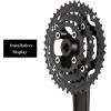 image:imageBUCKLOS 64104 BCD Bike Chainring Set with Pin Steel CNC Alloy DoubleTriple MTB Chainring 22T 24T 26T 32T 38T 42T 44T 4 Bolts Mountain Bicycle Chainrings 8 9 10 Speed Compatible423224T