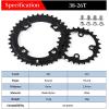 image:imageBUCKLOS 64104 BCD Bike Chainring Set with Pin Steel CNC Alloy DoubleTriple MTB Chainring 22T 24T 26T 32T 38T 42T 44T 4 Bolts Mountain Bicycle Chainrings 8 9 10 Speed Compatible3826T2PCS