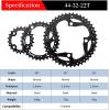 image:imageBUCKLOS 64104 BCD Bike Chainring Set with Pin Steel CNC Alloy DoubleTriple MTB Chainring 22T 24T 26T 32T 38T 42T 44T 4 Bolts Mountain Bicycle Chainrings 8 9 10 Speed Compatible443222T3PCS
