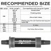 image:imageBUCKLOS Bike Square Taper Bottom Bracket  688090100110120x1105 113 116 118 1225 127 140 152 156 166 174mm Bicycle BSA Brackets for MountainMTBRoadFat BikeEbikeBB80Black