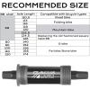 image:imageBUCKLOS Bike Square Taper Bottom Bracket  688090100110120x1105 113 116 118 1225 127 140 152 156 166 174mm Bicycle BSA Brackets for MountainMTBRoadFat BikeEbikeBB68Black