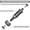 image:imageBUCKLOS Bike Square Taper Bottom Bracket  688090100110120x1105 113 116 118 1225 127 140 152 156 166 174mm Bicycle BSA Brackets for MountainMTBRoadFat BikeEbikeBB80Black