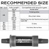 image:imageBUCKLOS Bike Square Taper Bottom Bracket  688090100110120x1105 113 116 118 1225 127 140 152 156 166 174mm Bicycle BSA Brackets for MountainMTBRoadFat BikeEbikeBB68Black