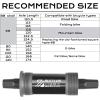 image:imageBUCKLOS Bike Square Taper Bottom Bracket  688090100110120x1105 113 116 118 1225 127 140 152 156 166 174mm Bicycle BSA Brackets for MountainMTBRoadFat BikeEbikeBB68Black