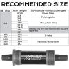 image:imageBUCKLOS Bike Square Taper Bottom Bracket  688090100110120x1105 113 116 118 1225 127 140 152 156 166 174mm Bicycle BSA Brackets for MountainMTBRoadFat BikeEbikeBB68Black