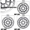 image:imageBUCKLOS Direct Mount Road Bike Chainring 5339T5236T5034T Bike Double Chainring CNC Integrated Molding GXP Chainring Suitable for 891011 Speed5236T