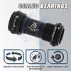 image:imageBUCKLOS ThreadedPressFitDub Bottom Bracket BSA 6873mm8692mm CeramicSteel BearingsBlackRedBBFit DUB 6873mmBlack