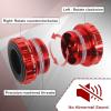 image:imageBUCKLOS ThreadedPressFitDub Bottom Bracket BSA 6873mm8692mm CeramicSteel BearingsBlackRedBBMH500Steel BearingRed