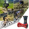 image:imageBUCKLOS ThreadedPressFitDub Bottom Bracket BSA 6873mm8692mm CeramicSteel BearingsBlackRedBBMH800Ceramic BearingBlack