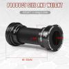 image:imageBUCKLOS ThreadedPressFitDub Bottom Bracket BSA 6873mm8692mm CeramicSteel BearingsBlackRedBBMH801PCeramic BearingBlack