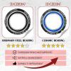 image:imageBUCKLOS ThreadedPressFitDub Bottom Bracket BSA 6873mm8692mm CeramicSteel BearingsBlackRedBBMH801PCeramic BearingBlack