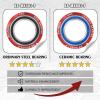 image:imageBUCKLOS ThreadedPressFitDub Bottom Bracket BSA 6873mm8692mm CeramicSteel BearingsBlackRedBBMH801PCeramic BearingRed