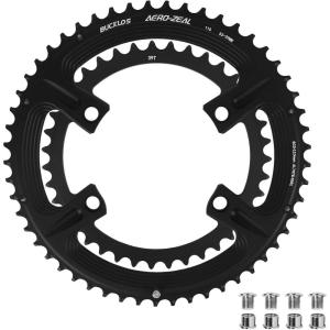 image:imageBUCKLOS 110 BCD Road Bike Chainring Double Round 4 Bolts 7075T651 Aluminum 34T36T39T50T52T53T Chainrings for R7000 R8000 R9100 R9200 4700 5800 68005339T