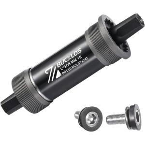 image:imageBUCKLOS Bike Square Taper Bottom Bracket  688090100110120x1105 113 116 118 1225 127 140 152 156 166 174mm Bicycle BSA Brackets for MountainMTBRoadFat BikeEbikeBB110Black