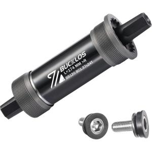 image:imageBUCKLOS Bike Square Taper Bottom Bracket  688090100110120x1105 113 116 118 1225 127 140 152 156 166 174mm Bicycle BSA Brackets for MountainMTBRoadFat BikeEbikeBB120Black
