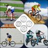 image:imageBUCKLOS 140mm 160mm 180mm 203mm MTB Disc Brake Rotor with 6 Bolts Bicycle Brakes Stainless Steel Rotors M5 Screws Opposite Hole Distance 44mm fit Mountain Road Bikes MTB BMXsliverA