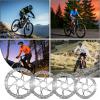 image:imageBUCKLOS 140mm 160mm 180mm 203mm MTB Disc Brake Rotor with 6 Bolts Bicycle Brakes Stainless Steel Rotors M5 Screws Opposite Hole Distance 44mm fit Mountain Road Bikes MTB BMXRT58