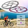 image:imageBUCKLOS 140mm 160mm 180mm 203mm MTB Disc Brake Rotor with 6 Bolts Bicycle Brakes Stainless Steel Rotors M5 Screws Opposite Hole Distance 44mm fit Mountain Road Bikes MTB BMXmultiB