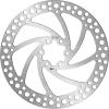image:imageBUCKLOS 140mm 160mm 180mm 203mm MTB Disc Brake Rotor with 6 Bolts Bicycle Brakes Stainless Steel Rotors M5 Screws Opposite Hole Distance 44mm fit Mountain Road Bikes MTB BMXsliverA