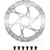 image:imageBUCKLOS 140mm 160mm 180mm 203mm MTB Disc Brake Rotor with 6 Bolts Bicycle Brakes Stainless Steel Rotors M5 Screws Opposite Hole Distance 44mm fit Mountain Road Bikes MTB BMXRT58