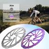 image:imageBUCKLOS 140mm 160mm 180mm 203mm MTB Disc Brake Rotor with 6 Bolts Bicycle Brakes Stainless Steel Rotors M5 Screws Opposite Hole Distance 44mm fit Mountain Road Bikes MTB BMXsliverC