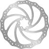 image:imageBUCKLOS 140mm 160mm 180mm 203mm MTB Disc Brake Rotor with 6 Bolts Bicycle Brakes Stainless Steel Rotors M5 Screws Opposite Hole Distance 44mm fit Mountain Road Bikes MTB BMXsliverA