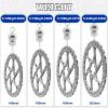 image:imageBUCKLOS 140mm 160mm 180mm 203mm MTB Disc Brake Rotor with 6 Bolts Bicycle Brakes Stainless Steel Rotors M5 Screws Opposite Hole Distance 44mm fit Mountain Road Bikes MTB BMXRT58