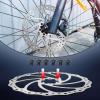 image:imageBUCKLOS 140mm 160mm 180mm 203mm MTB Disc Brake Rotor with 6 Bolts Bicycle Brakes Stainless Steel Rotors M5 Screws Opposite Hole Distance 44mm fit Mountain Road Bikes MTB BMXsliverA