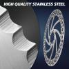 image:imageBUCKLOS 140mm 160mm 180mm 203mm MTB Disc Brake Rotor with 6 Bolts Bicycle Brakes Stainless Steel Rotors M5 Screws Opposite Hole Distance 44mm fit Mountain Road Bikes MTB BMXsliverA