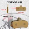 image:imageBUCKLOS Bike Disc Brake Pads  Bicycle Disk 4 Piston Pads for Shimano D02S D03S Saint Deore XT XTR SLX ZeeTektroTRP for Mountain BikeRoad BikeEbikeMTBCopperBased2PC