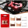 image:imageBUCKLOS Bike Disc Brake Pads  Bicycle Disk Brake Pads for ZoomShimano Deore XT XTR LX SLX Hone Alfine Saint for EbikeMountain BikeElectric BikeRoadScooterSintered Metal2PC