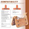 image:imageBUCKLOS Bike Disc Brake Pads  Bicycle Disk Brake Pads for ZoomShimano Deore XT XTR LX SLX Hone Alfine Saint for EbikeMountain BikeElectric BikeRoadScooterSintered Metal2PC