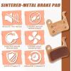 image:imageBUCKLOS Bike Disc Brake Pads  Bicycle Disk Brake Pads for ZoomShimano Deore XT XTR LX SLX Hone Alfine Saint for EbikeMountain BikeElectric BikeRoadScooterSintered Metal2PC