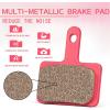 image:imageBUCKLOS Bike Disc Brake Pads for TRP Tektro Shimano MT200 Deore BrM575 M525 M515 T615 T675 M505 M495 M486 M485 Ridstar Q20Bicycle Disk Brakes Pads for Mountain BikeElectric BikeRoadScooterEbikeMultiMetallic2PC