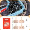 image:imageBUCKLOS Bike Disc Brake Pads for TRP Tektro Shimano MT200 Deore BrM575 M525 M515 T615 T675 M505 M495 M486 M485 Ridstar Q20Bicycle Disk Brakes Pads for Mountain BikeElectric BikeRoadScooterEbikeSintered Metal2PC