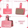 image:imageBUCKLOS Bike Disc Brake Pads for TRP Tektro Shimano MT200 Deore BrM575 M525 M515 T615 T675 M505 M495 M486 M485 Ridstar Q20Bicycle Disk Brakes Pads for Mountain BikeElectric BikeRoadScooterEbikeMultiMetallic2PC