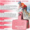 image:imageBUCKLOS Bike Disc Brake Pads for TRP Tektro Shimano MT200 Deore BrM575 M525 M515 T615 T675 M505 M495 M486 M485 Ridstar Q20Bicycle Disk Brakes Pads for Mountain BikeElectric BikeRoadScooterEbikeMultiMetallic2PC