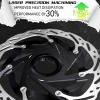 image:imageBUCKLOS Centerlock 140mm Bike Disc Brake Rotor  Mountain Bike Road Bike MTB Center Lock Stainless Steel Bicycle Disc Brakes Rotors for EbikeBMXBlack140mm