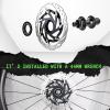 image:imageBUCKLOS Centerlock 140mm Bike Disc Brake Rotor  Mountain Bike Road Bike MTB Center Lock Stainless Steel Bicycle Disc Brakes Rotors for EbikeBMXBlack160mm