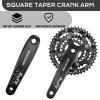 image:imageBUCKLOS DoubleTriple 64104 BCD Square Taper Bike Crankset  2x3x Mountian Bike MTB 170mm Bicycle Cranksets with 22242632384244T Chainring for 8910 SpeedCrank443222T
