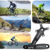 image:imageBUCKLOS DoubleTriple 64104 BCD Square Taper Bike Crankset  2x3x Mountian Bike MTB 170mm Bicycle Cranksets with 22242632384244T Chainring for 8910 SpeedCrankonly