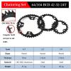 image:imageBUCKLOS DoubleTriple 64104 BCD Square Taper Bike Crankset  2x3x Mountian Bike MTB 170mm Bicycle Cranksets with 22242632384244T Chainring for 8910 SpeedCrankAL423224T