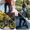 image:imageBUCKLOS Ebike Hydraulic Disc Brake Zoom HB775E 2PIN 2 Pistons Ebike Electric PowerOff Brakes Left Front 1110mm Right Rear 1850mm with Mounting Adapter Fit EBikeScooter and Electric MotorcycleFront Only Black