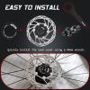 image:imageBUCKLOS IIIPRO Bike Centerlock Disc Brake Rotor 140mm 160mm 180mm 203mm Mountain Bike Road Bike MTB Stainless Steel Center Lock Bicycle Brakes Rotors for EbikeBMXBlack203mm