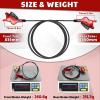 image:imageBUCKLOS IIIPRO MTB 4 Pistons Hydraulic Disc Brake Set Front 800mm and Rear 1550mm with Ceramic Brake Pad for Mountain BikePreBledRed