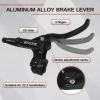 image:imageBUCKLOS MTB 4 Pistons Hydraulic Disc Brake Set Mountain Bike Left Front 850 mm Right Rear 1630 mm Bicycle Disk Break Aluminum Alloy Caliper Lever for EbikeFolding BicycleFat Bike HDM735PreBledFrontRear